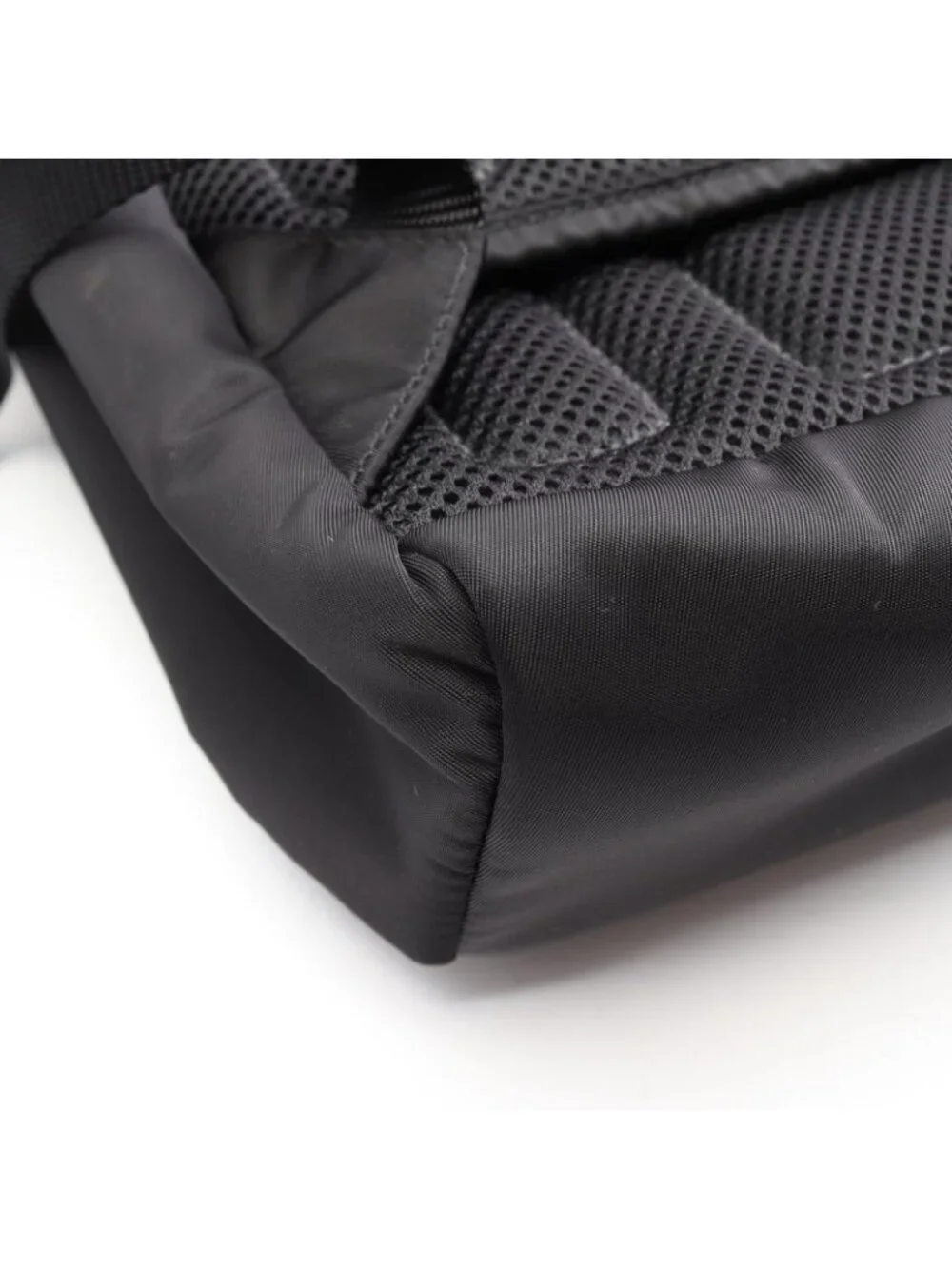 Prada Backpack Re-Nylon Black Nylon Saffiano Leather